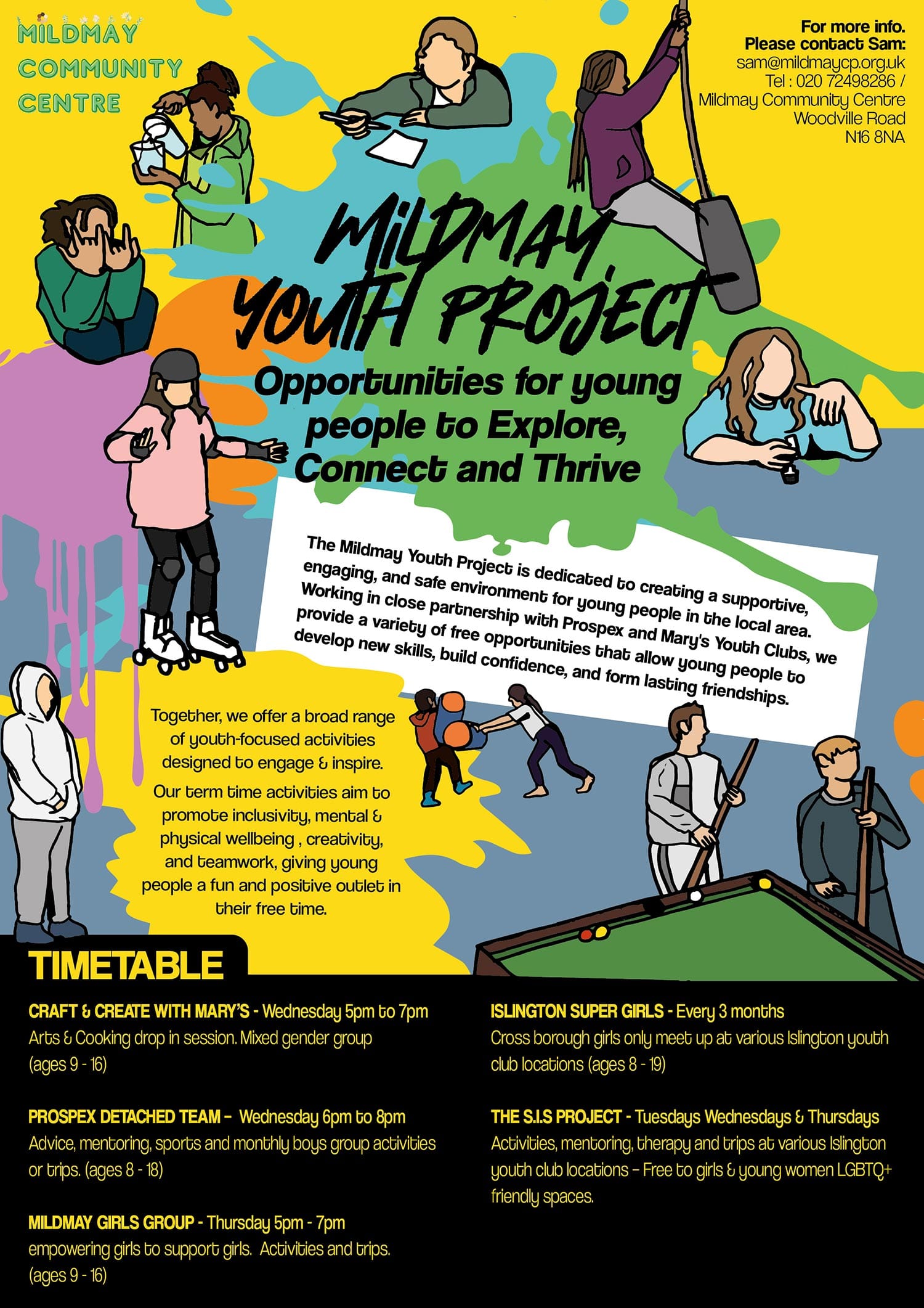 Mildmay Youth Project Mildmay Community Centre